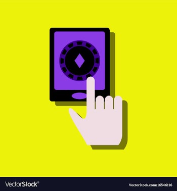 Flat icon design collection hand and chip vector image