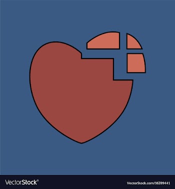 Flat icon design collection heart disease vector image