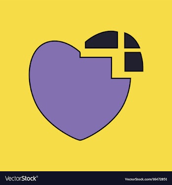 Flat icon design collection heart disease vector image