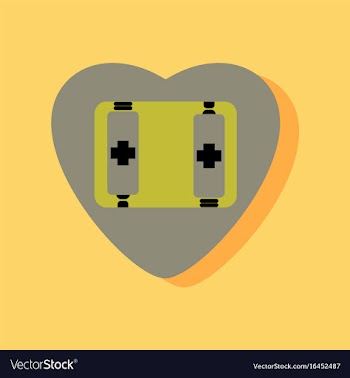 Flat icon design collection heart icon with a vector image