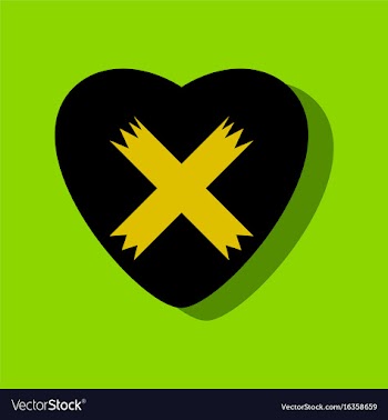 Flat icon design collection heart plaster icon in vector image