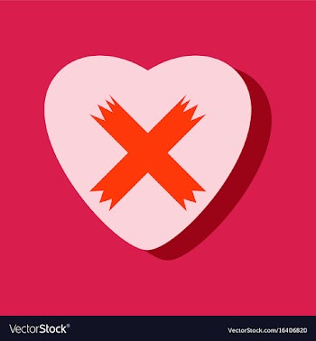 Flat icon design collection heart plaster icon in vector image