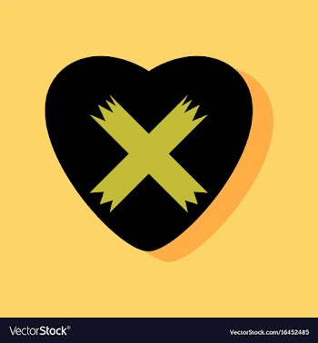 Flat icon design collection heart plaster icon in vector image