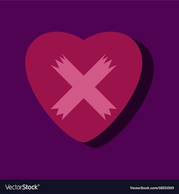 Flat icon design collection heart plaster icon in vector image