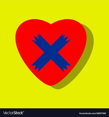 Flat icon design collection heart plaster icon in vector image