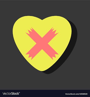 Flat icon design collection heart plaster icon in vector image