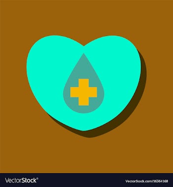 Flat icon design collection heart with a cross in vector image