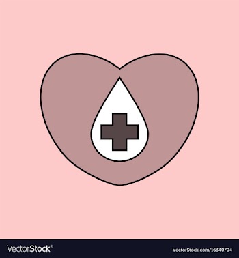 Flat icon design collection heart with a cross vector image