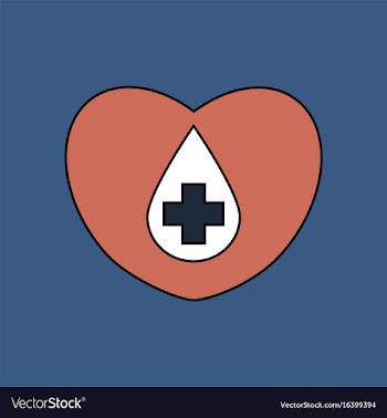 Flat icon design collection heart with a cross vector image