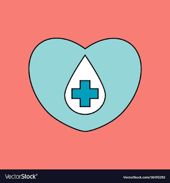 Flat icon design collection heart with a cross vector image