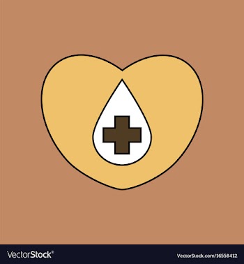 Flat icon design collection heart with a cross vector image