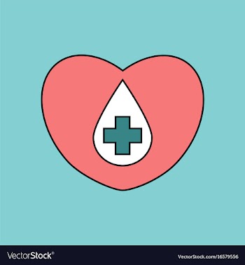 Flat icon design collection heart with a cross vector image