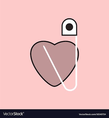 Flat icon design collection heart with a safety vector image