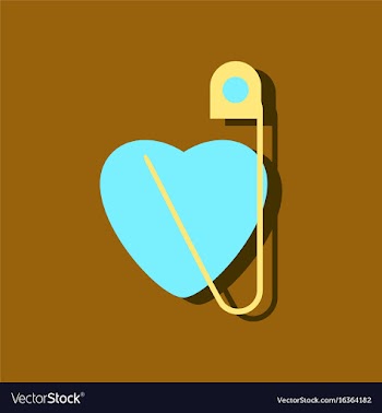 Flat icon design collection heart with a safety vector image