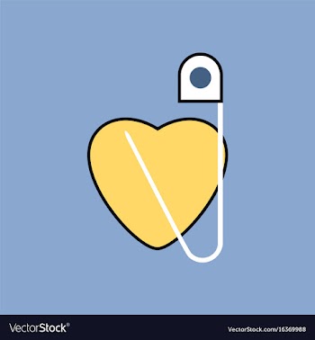 Flat icon design collection heart with a safety vector image