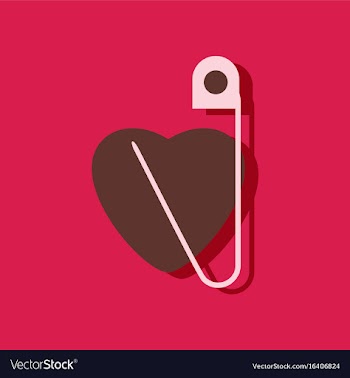 Flat icon design collection heart with a safety vector image