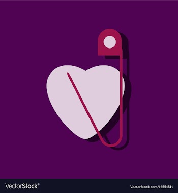 Flat icon design collection heart with a safety vector image
