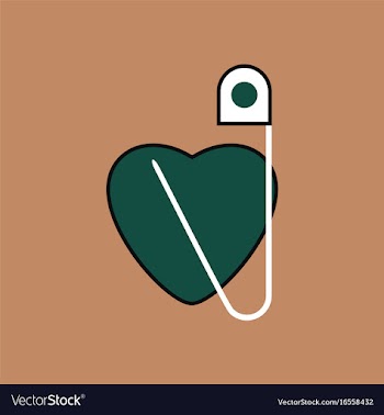 Flat icon design collection heart with a safety vector image