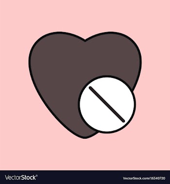 Flat icon design collection heart with medical vector image