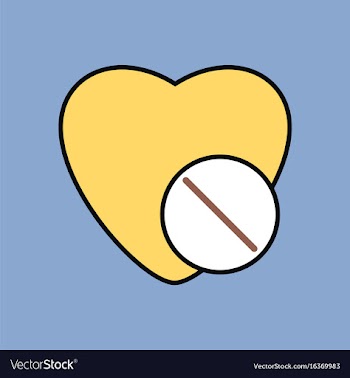Flat icon design collection heart with medical vector image