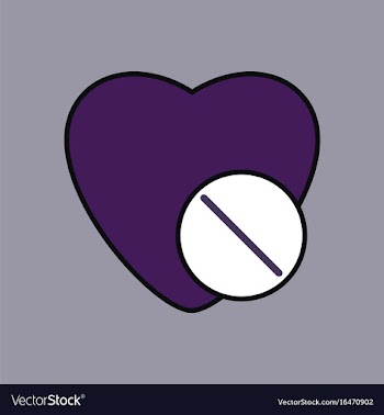 Flat icon design collection heart with medical vector image
