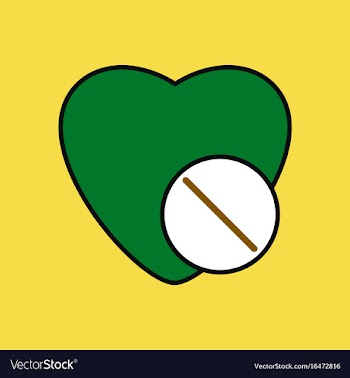 Flat icon design collection heart with medical vector image