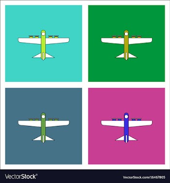 Flat icon design collection heavy military vector image