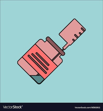 Flat icon design collection injection and ampoule vector image