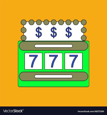 Flat icon design collection jackpot machine casino vector image