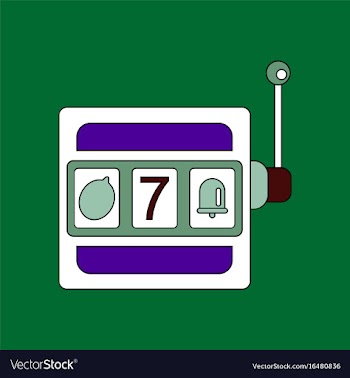 Flat icon design collection jackpot machine vector image