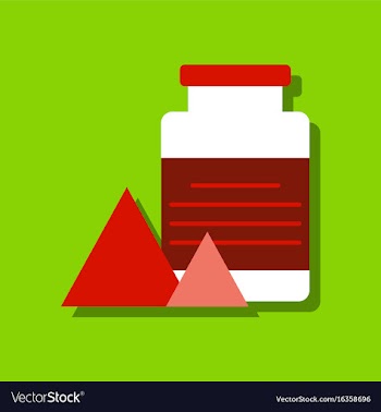 Flat icon design collection jar and pyramids in vector image