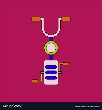 Flat icon design collection kids bicycle vector image