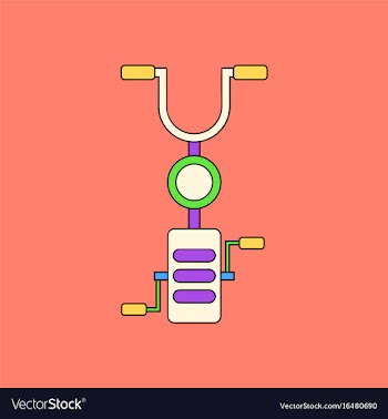 Flat icon design collection kids bicycle vector image