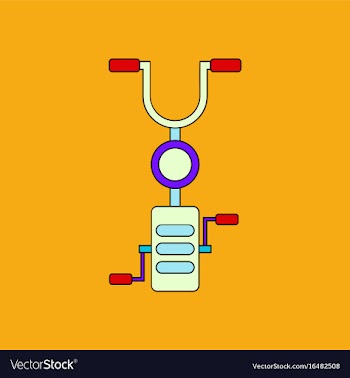 Flat icon design collection kids bicycle vector image