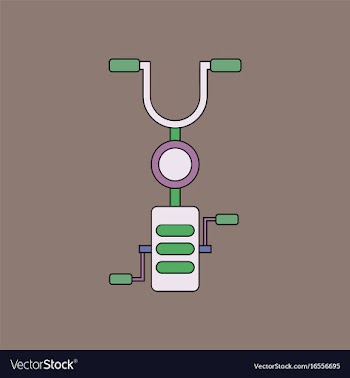 Flat icon design collection kids bicycle vector image