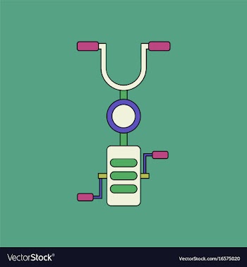 Flat icon design collection kids bicycle vector image