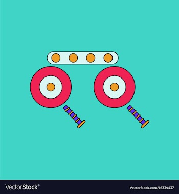 Flat icon design collection kids metal constructor vector image
