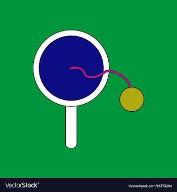 Flat icon design collection kids racket and ball vector image