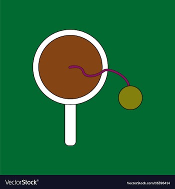 Flat icon design collection kids racket and ball vector image