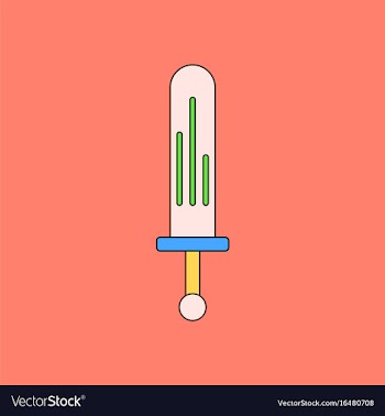 Flat icon design collection kids sword vector image