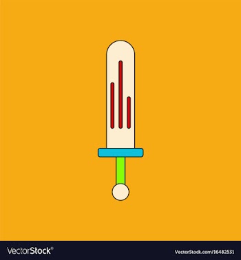 Flat icon design collection kids sword vector image
