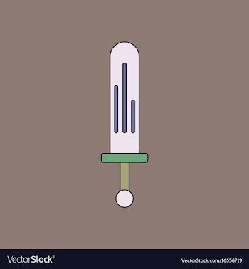 Flat icon design collection kids sword vector image