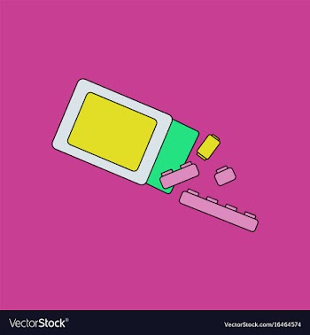 Flat icon design collection kids toy constructor vector image