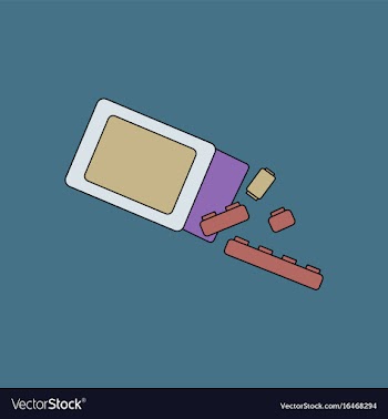 Flat icon design collection kids toy constructor vector image