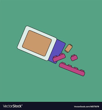 Flat icon design collection kids toy constructor vector image