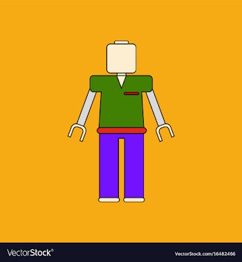Flat icon design collection kids toy robot vector image
