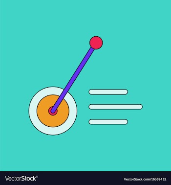 Flat icon design collection kids wheel and stick vector image