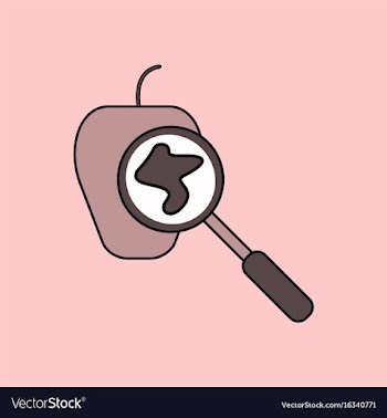 Flat icon design collection laboratory magnifier vector image