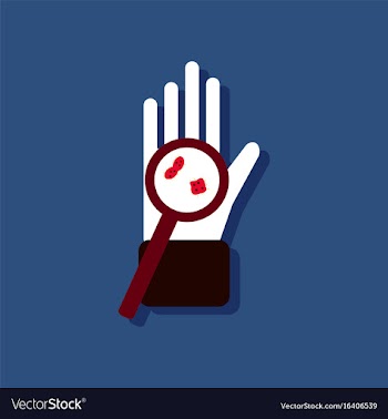 Flat icon design collection laboratory magnifier vector image