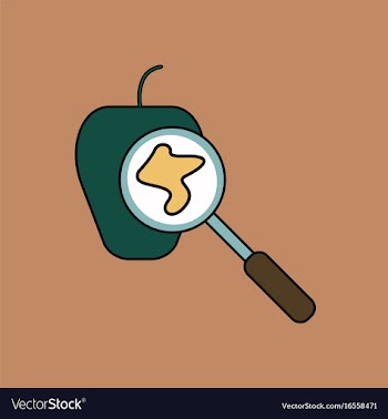 Flat icon design collection laboratory magnifier vector image